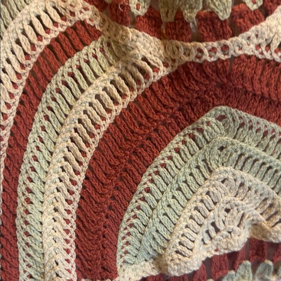 Bohemian Floral Maxi Dress in Red and Cream - Picture 7 of 8